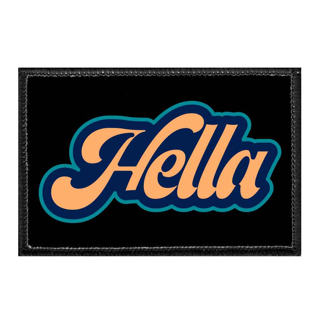 Hella 70's - Removable Patch - Pull Patch - Removable Patches For Authentic Flexfit and Snapback Hats