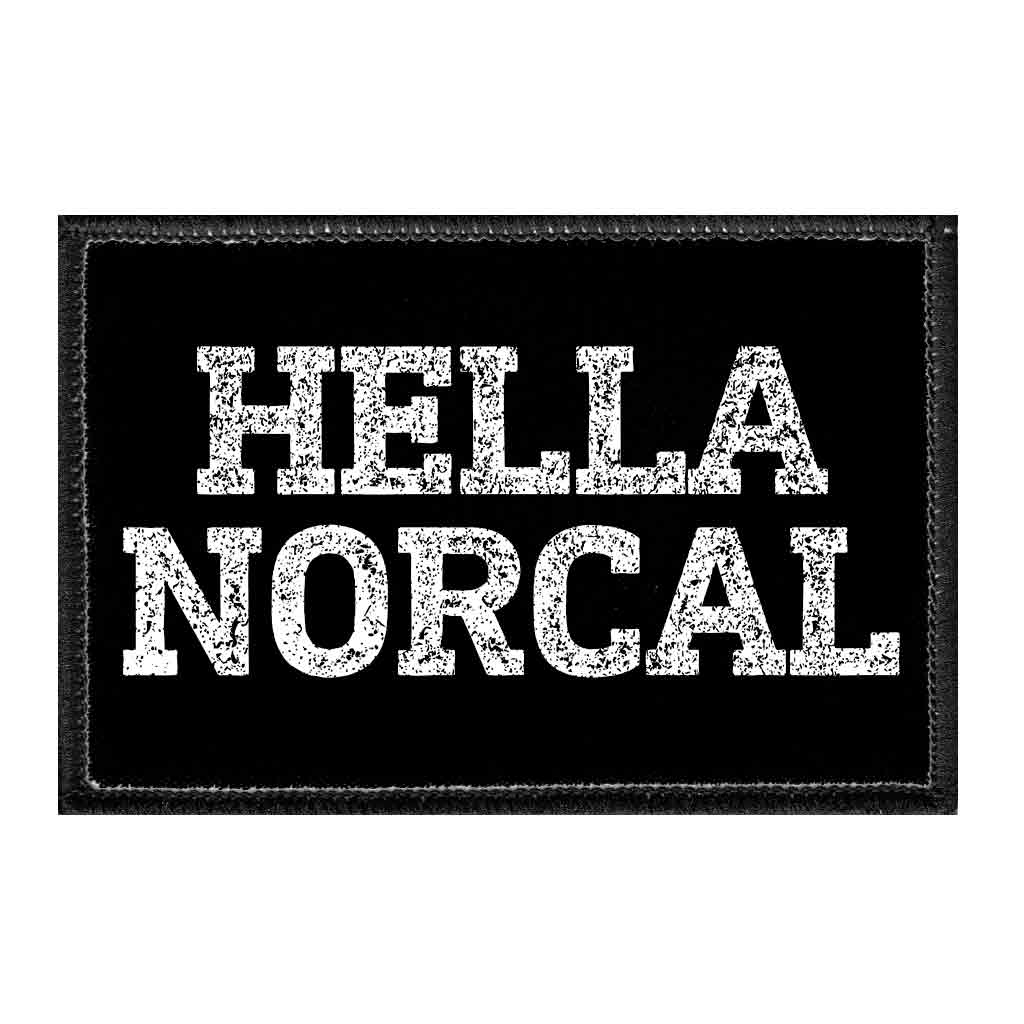 Hella Norcal - Removable Patch - Pull Patch - Removable Patches For Authentic Flexfit and Snapback Hats