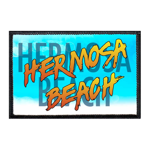 Hermosa Beach - Baywatch - Removable Patch - Pull Patch - Removable Patches For Authentic Flexfit and Snapback Hats