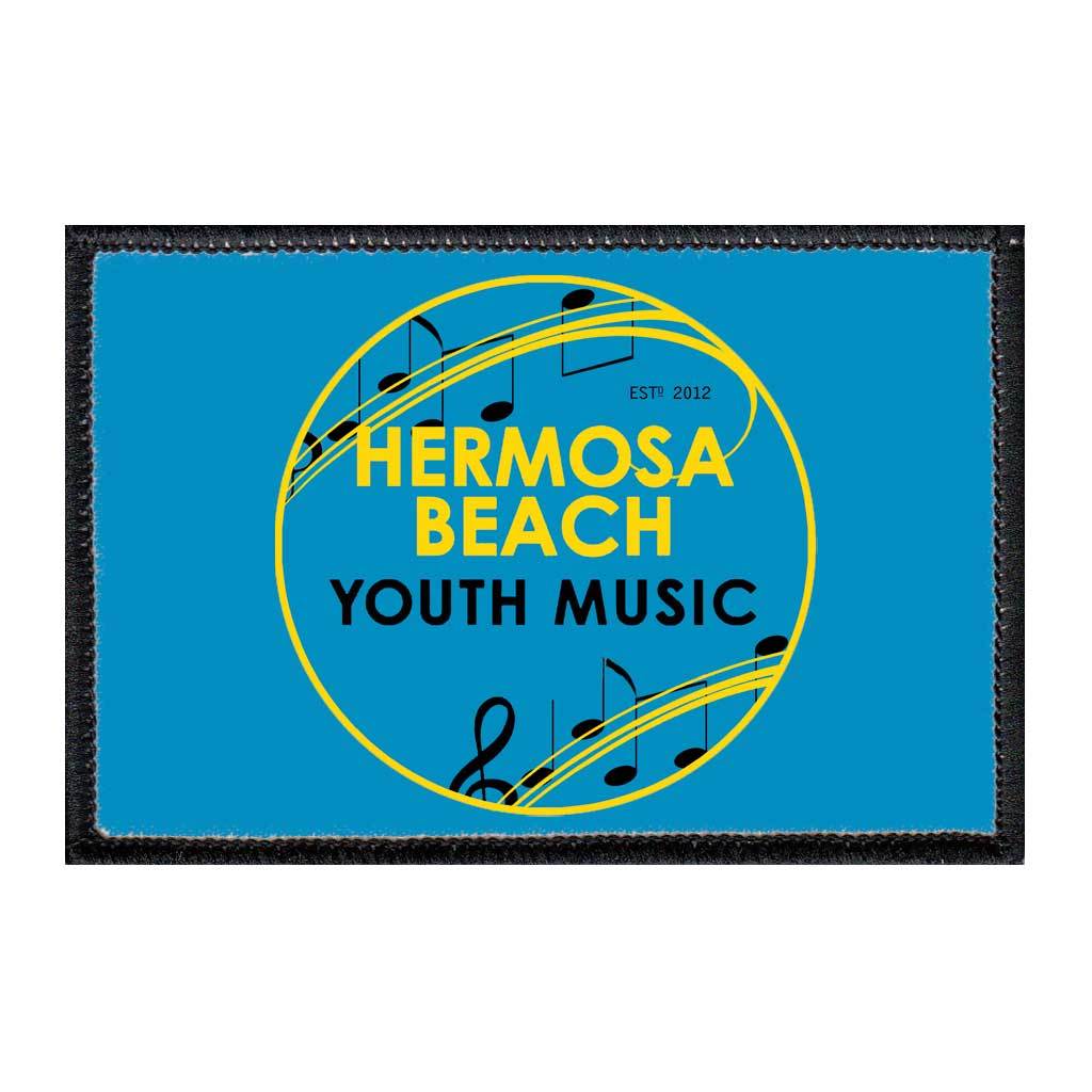 Hermosa Beach Youth Music - Removable Patch - Pull Patch - Removable Patches For Authentic Flexfit and Snapback Hats