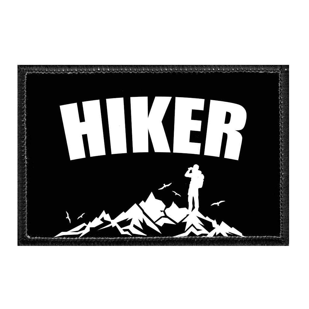 HIKER - Removable Patch - Pull Patch - Removable Patches That Stick To Your Gear