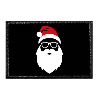 Hipster Santa - Removable Patch - Pull Patch - Removable Patches That Stick To Your Gear