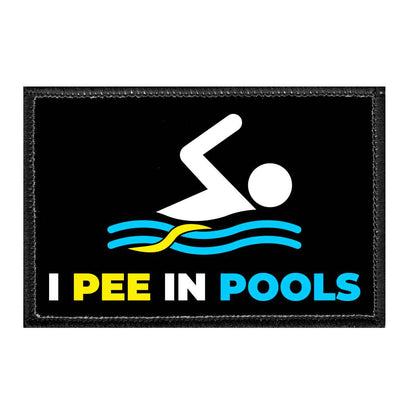 I Pee In Pools - Removable Patch - Pull Patch - Removable Patches For Authentic Flexfit and Snapback Hats