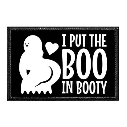 I Put The Boo In Booty - Removable Patch - Pull Patch - Removable Patches For Authentic Flexfit and Snapback Hats
