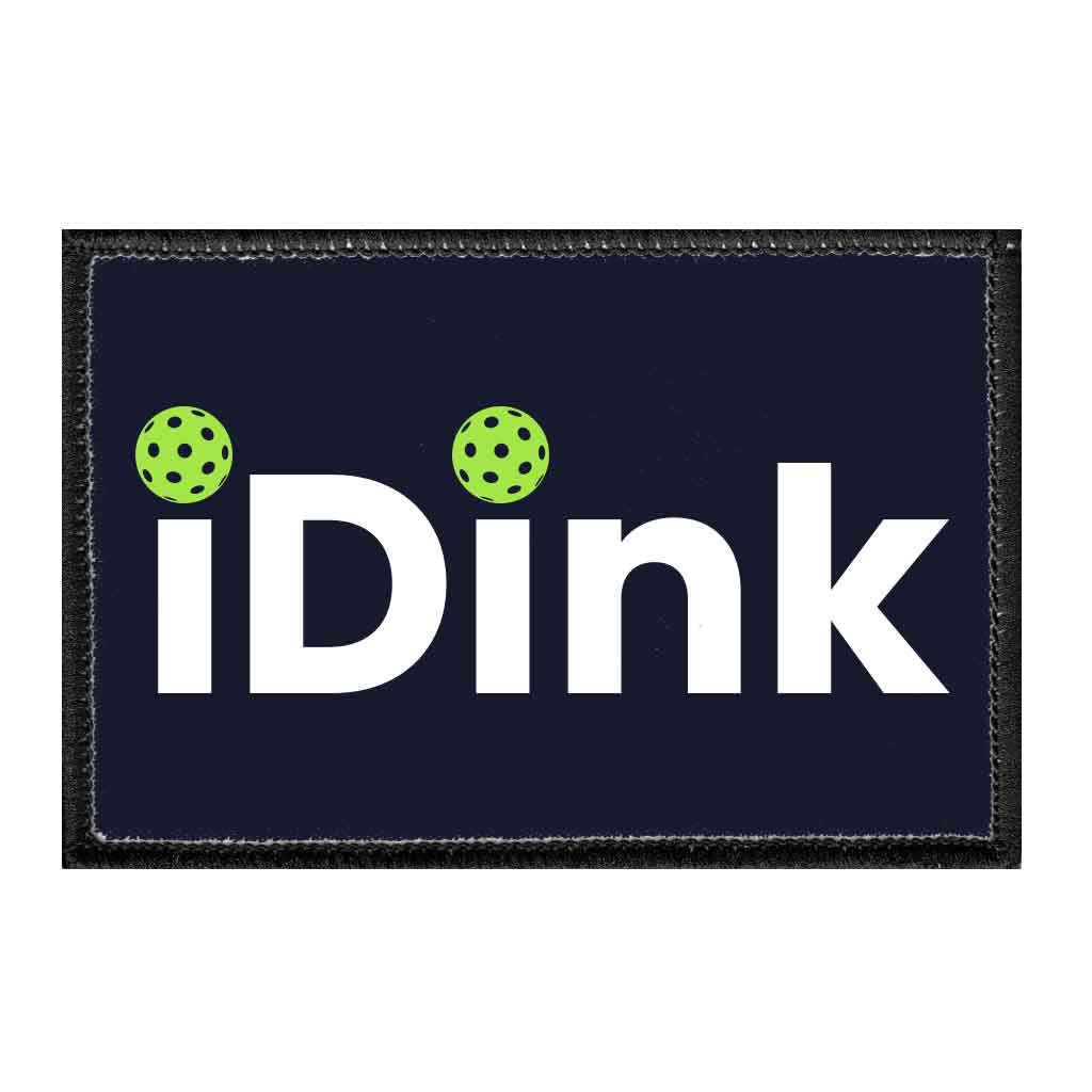 iDink- Removable Patch - Pull Patch - Removable Patches For Authentic Flexfit and Snapback Hats