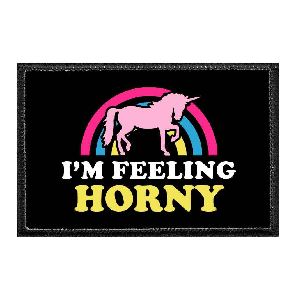 I'm Feeling Horny - Removable Patch - Pull Patch - Removable Patches For Authentic Flexfit and Snapback Hats