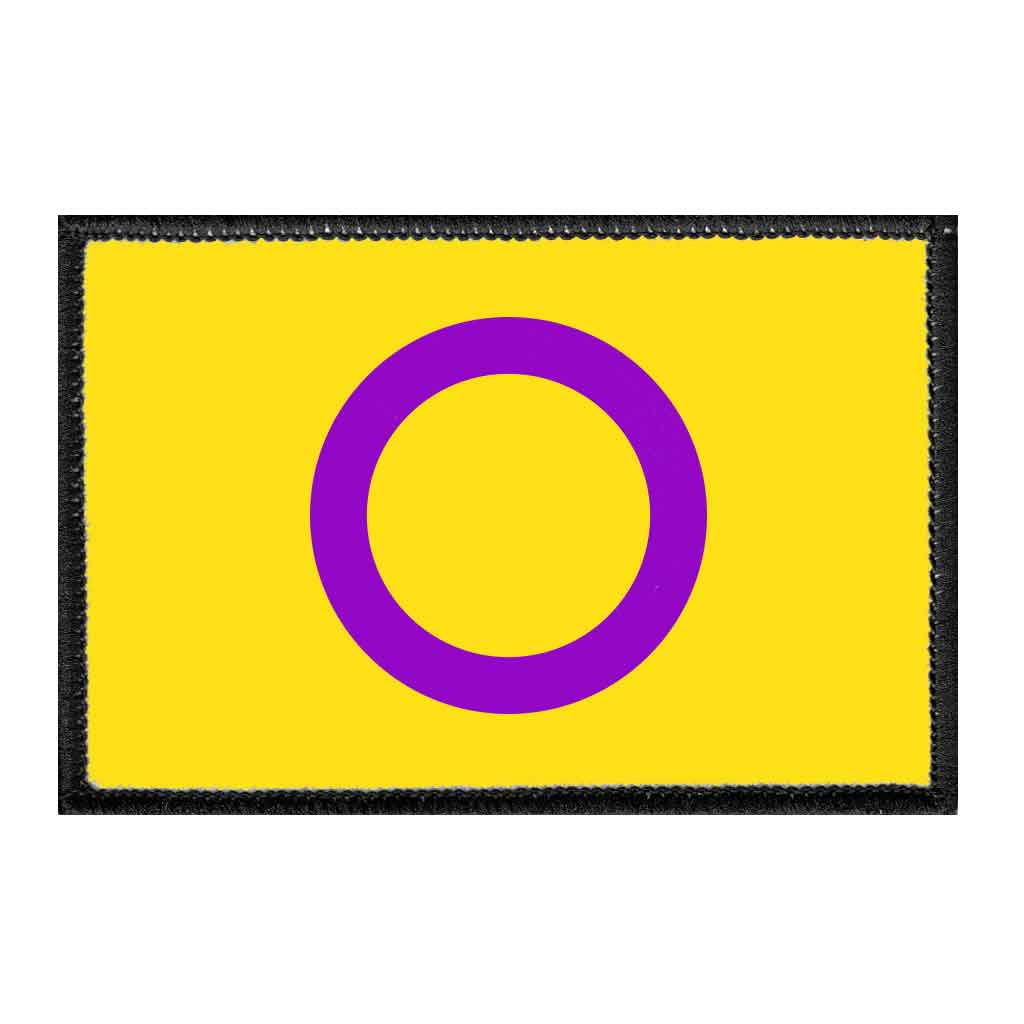 Intersex Pride Flag - Removable Patch - Pull Patch - Removable Patches For Authentic Flexfit and Snapback Hats