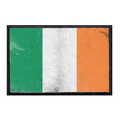 Ireland Flag - Distressed - Removable Patch - Pull Patch - Removable Patches For Authentic Flexfit and Snapback Hats