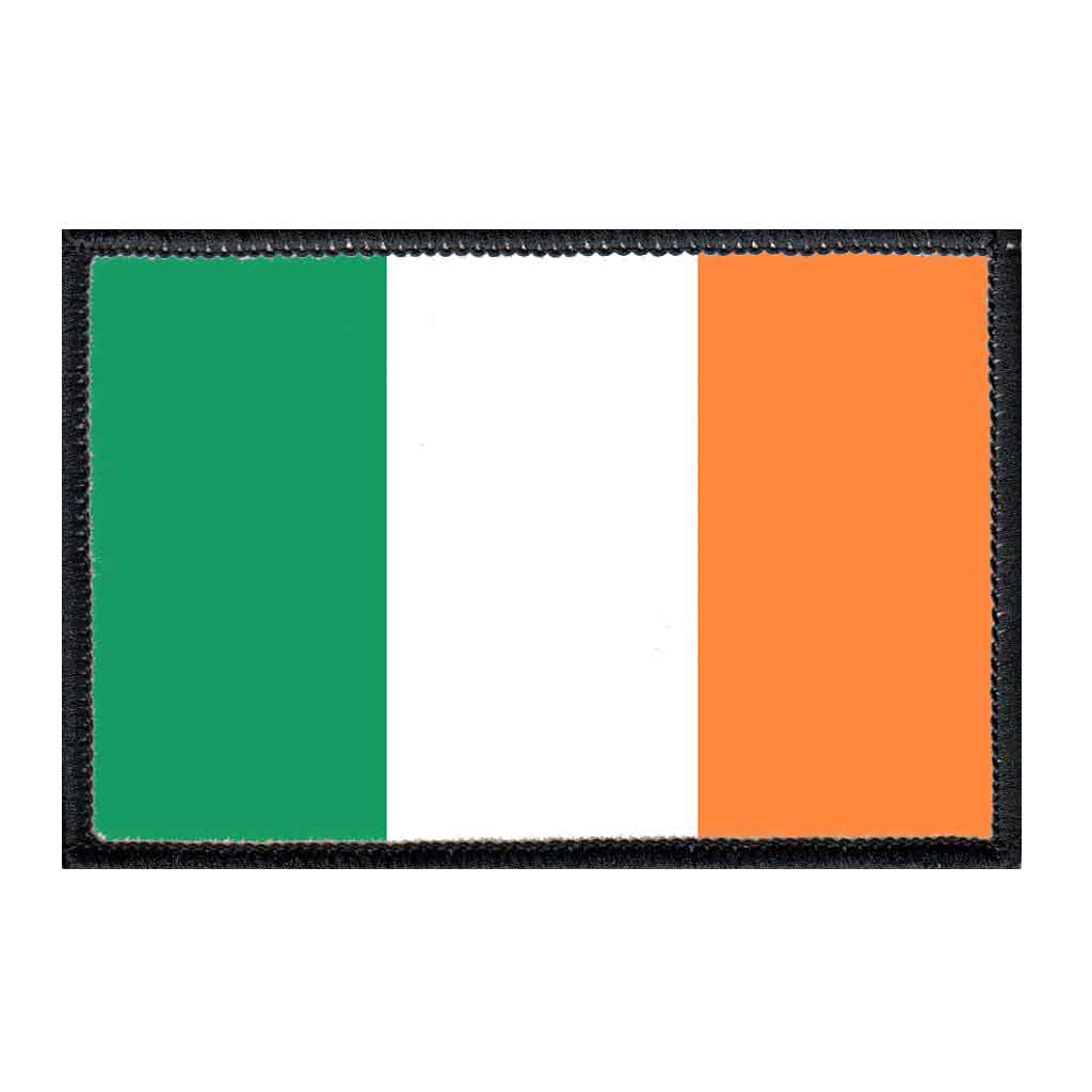Ireland Flag - Removable Patch - Pull Patch - Removable Patches For Authentic Flexfit and Snapback Hats