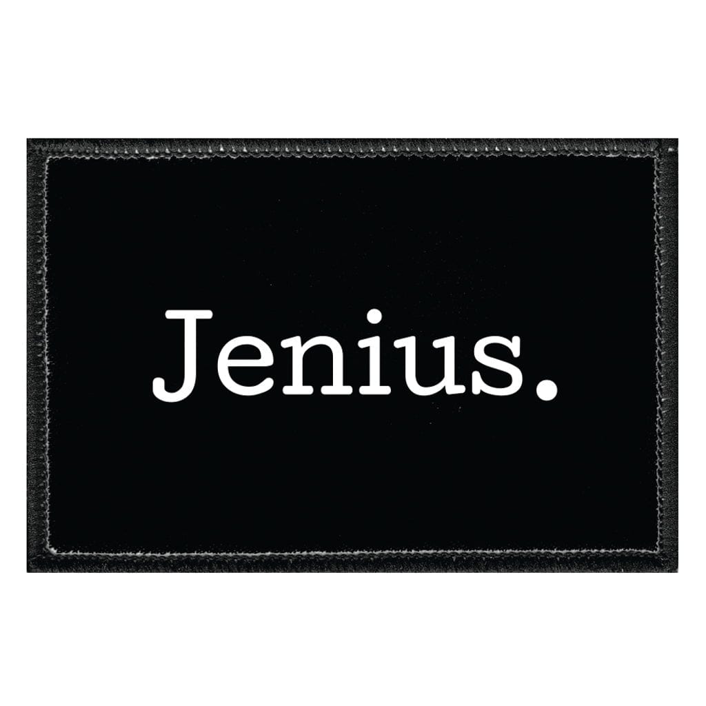 Jenius. - Removable Patch - Pull Patch - Removable Patches For Authentic Flexfit and Snapback Hats