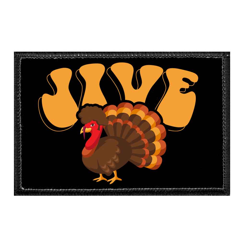 Jive Turkey - Removable Patch - Pull Patch - Removable Patches For Authentic Flexfit and Snapback Hats