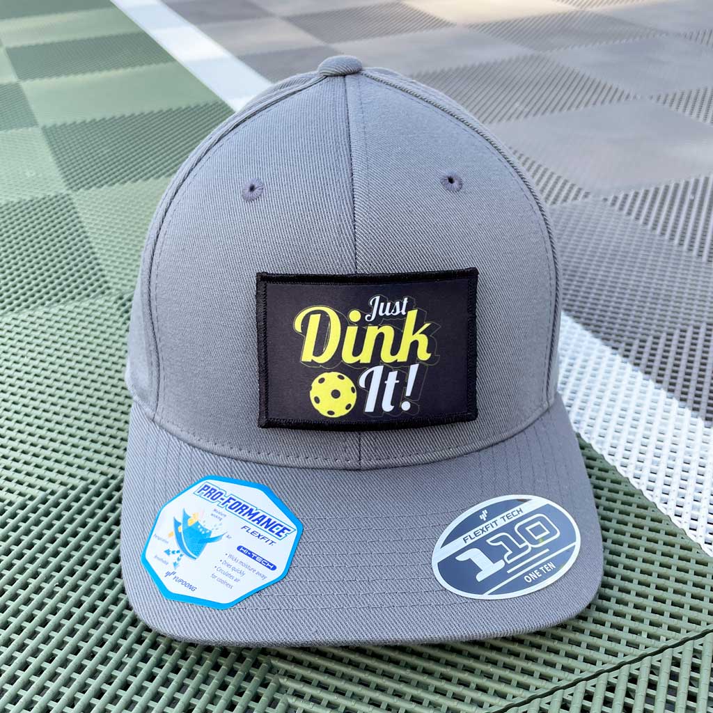 Just Dink It - Removable Patch - Pull Patch - Removable Patches For Authentic Flexfit and Snapback Hats