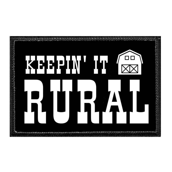 Keepin' It Rural - Removable Patch - Pull Patch - Removable Patches For Authentic Flexfit and Snapback Hats