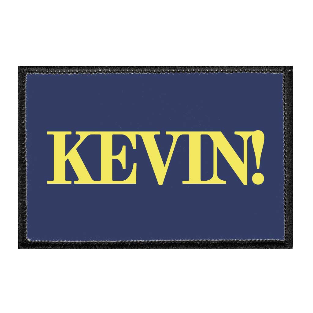 Kevin! - Removable Patch - Pull Patch - Removable Patches That Stick To Your Gear