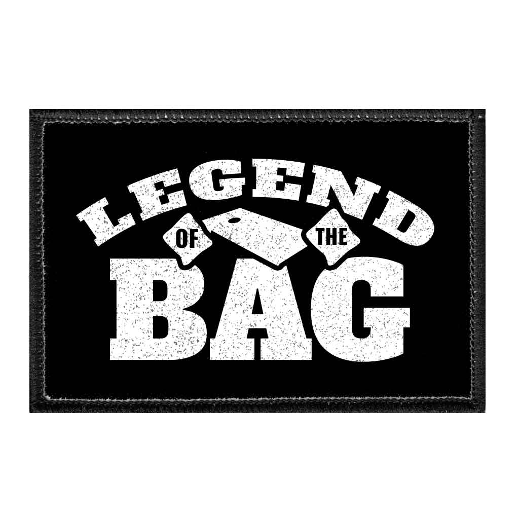 Legend Of The Bag - Removable Patch - Pull Patch - Removable Patches For Authentic Flexfit and Snapback Hats