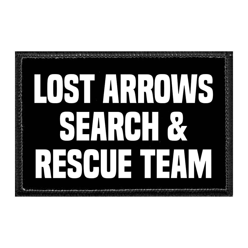 Lost Arrows Search & Rescue Team - Removable Patch - Pull Patch - Removable Patches That Stick To Your Gear