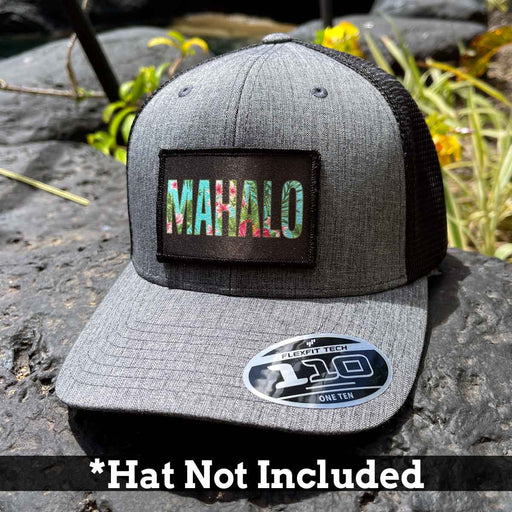 Mahalo - Removable Patch - Pull Patch - Removable Patches For Authentic Flexfit and Snapback Hats