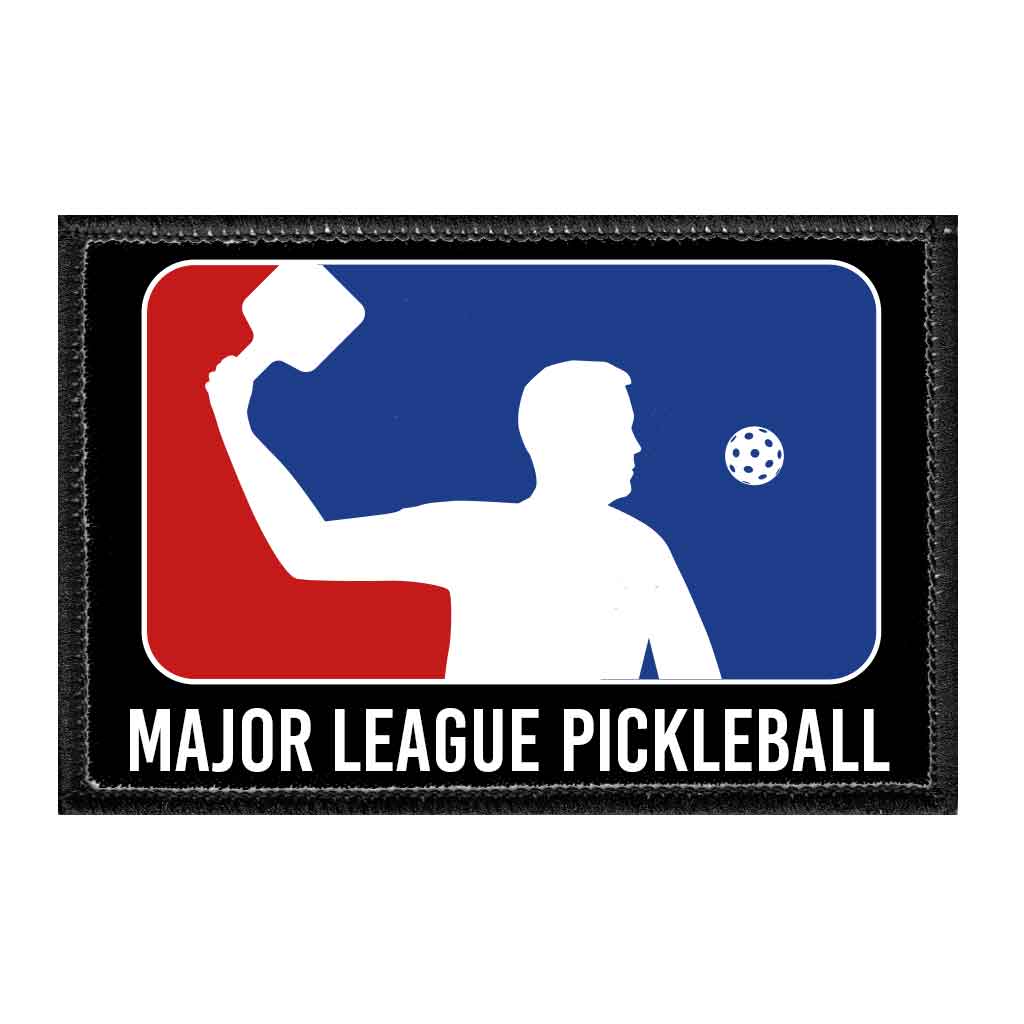 Major League Pickleball - Removable Patch - Pull Patch - Removable Patches For Authentic Flexfit and Snapback Hats