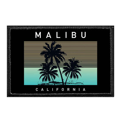 Malibu Palms - Removable Patch - Pull Patch - Removable Patches For Authentic Flexfit and Snapback Hats
