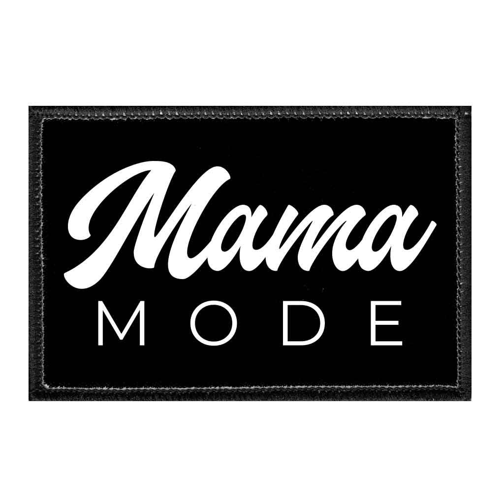 Mama Mode - Removable Patch - Pull Patch - Removable Patches For Authentic Flexfit and Snapback Hats