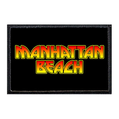 Manhattan Beach - Kiss - Removable Patch - Pull Patch - Removable Patches For Authentic Flexfit and Snapback Hats