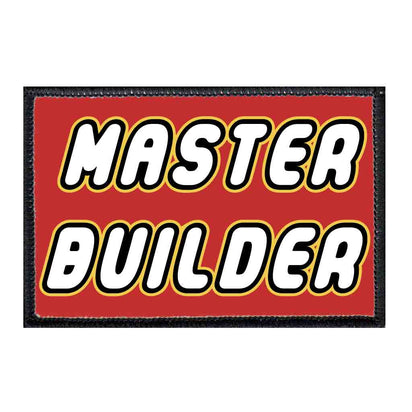 Master Builder - Patch - Pull Patch - Removable Patches For Authentic Flexfit and Snapback Hats