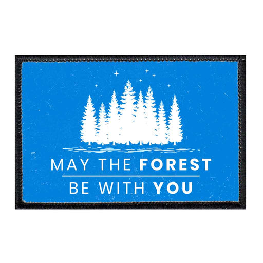 May The Forest Be With You - Blue - Removable Patch - Pull Patch - Removable Patches For Authentic Flexfit and Snapback Hats