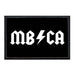 MB / CA - Black - Removable Patch - Pull Patch - Removable Patches For Authentic Flexfit and Snapback Hats