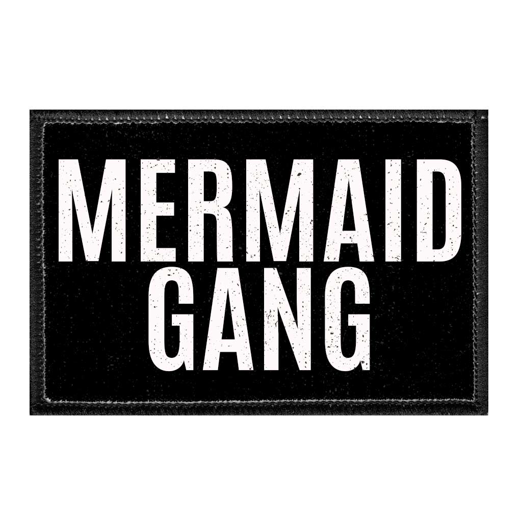 Mermaid Gang - Removable Patch - Pull Patch - Removable Patches For Authentic Flexfit and Snapback Hats