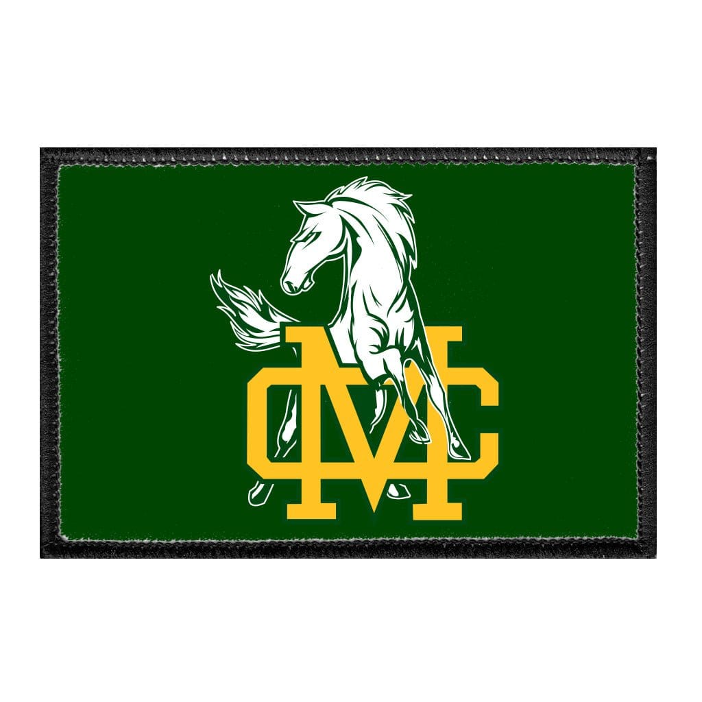 Mira Costa Badge - Horse - Removable Patch - Pull Patch - Removable Patches That Stick To Your Gear