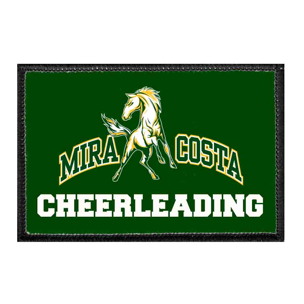 Mira Costa Sports - Cheerleading - Removable Patch - Pull Patch - Removable Patches That Stick To Your Gear
