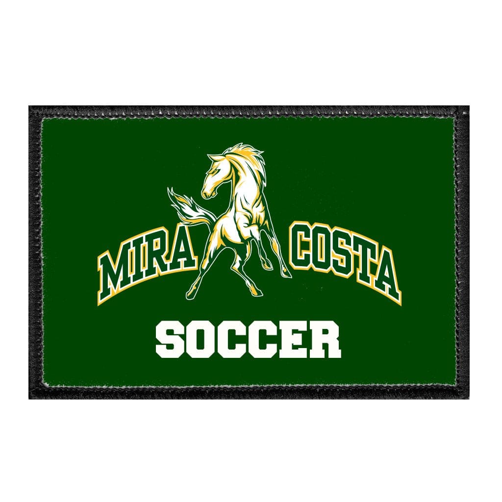 Mira Costa Sports - Soccer - Removable Patch - Pull Patch - Removable Patches That Stick To Your Gear