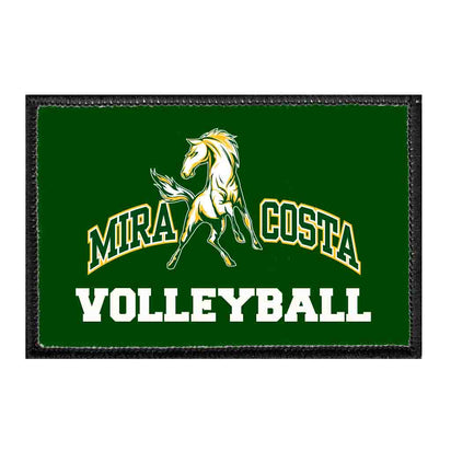 Mira Costa Sports - Volleyball - Removable Patch - Pull Patch - Removable Patches That Stick To Your Gear