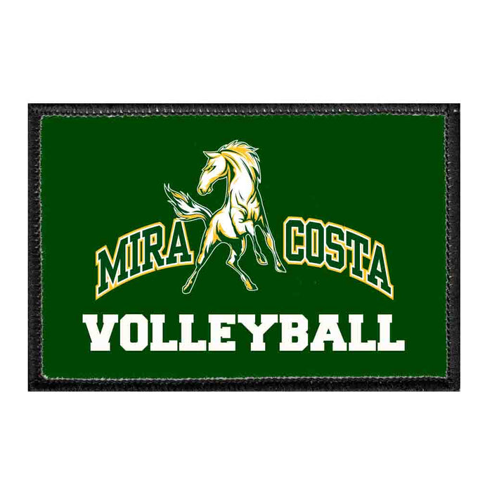 Mira Costa Sports - Volleyball - Removable Patch - Pull Patch - Removable Patches That Stick To Your Gear
