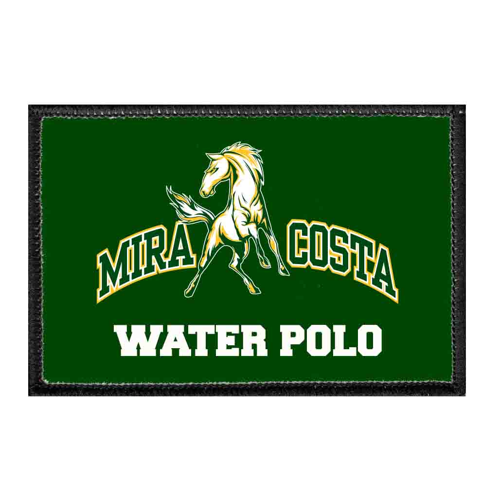 Mira Costa Sports - Water Polo - Removable Patch - Pull Patch - Removable Patches That Stick To Your Gear