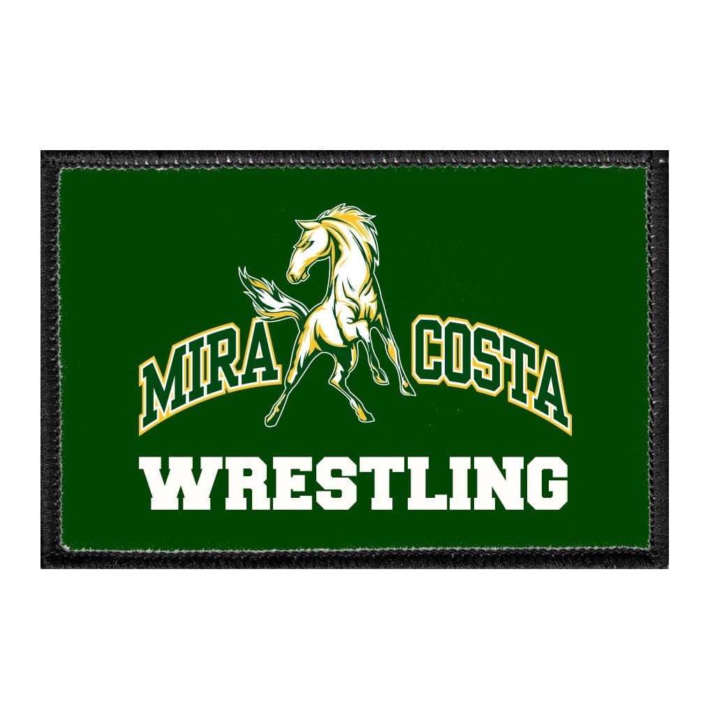 Mira Costa Sports - Wrestling - Removable Patch - Pull Patch - Removable Patches That Stick To Your Gear