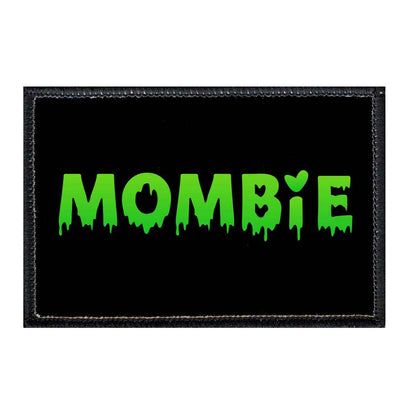 Mombie - Green - Removable Patch - Pull Patch - Removable Patches For Authentic Flexfit and Snapback Hats
