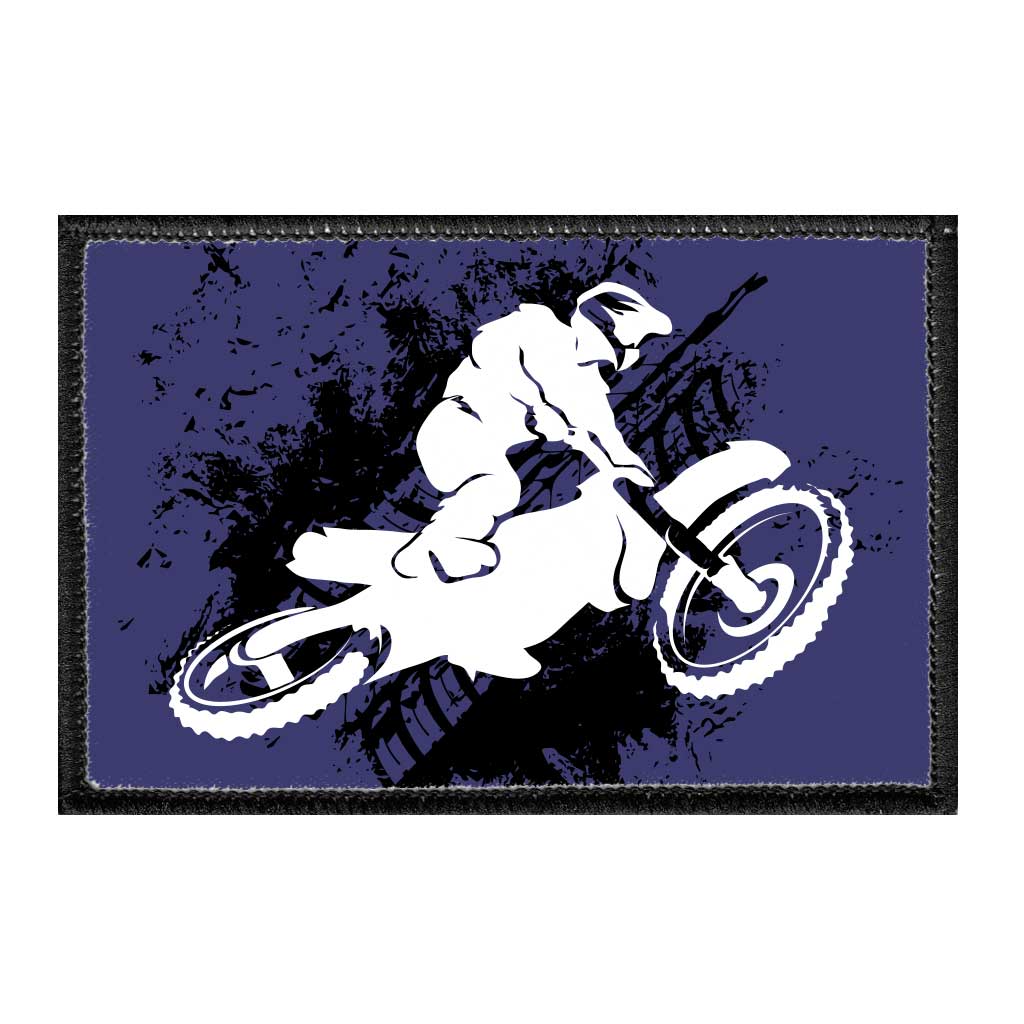 Motocross - Removable Patch - Pull Patch - Removable Patches For Authentic Flexfit and Snapback Hats