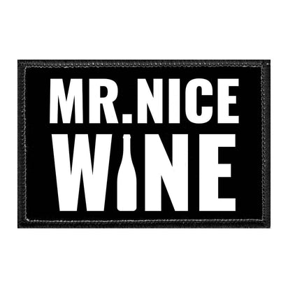 Mr. Nice Wine - Removable Patch - Pull Patch - Removable Patches That Stick To Your Gear