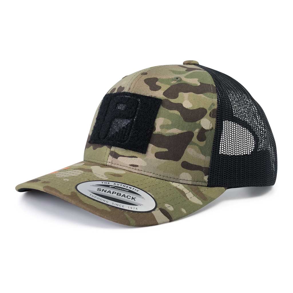 Camo Snap Back Trucker Hat by American Hat Makers