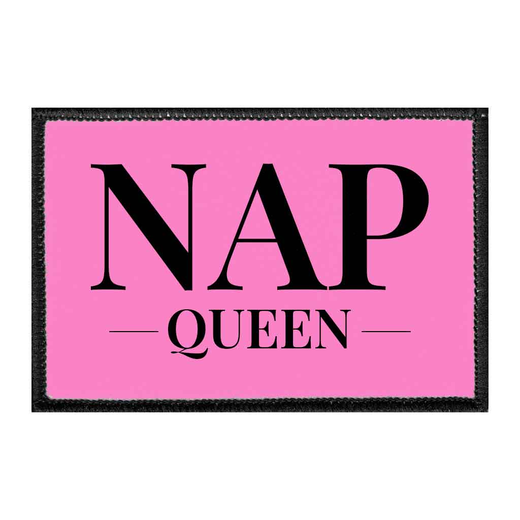 Nap Queen - Removable Patch - Pull Patch - Removable Patches For Authentic Flexfit and Snapback Hats