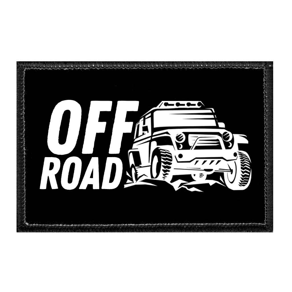 Off Road - 4x4 - Removable Patch - Pull Patch - Removable Patches That Stick To Your Gear