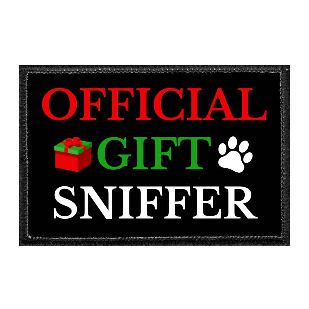 Official Gift Sniffer - Removable Patch - Pull Patch - Removable Patches That Stick To Your Gear