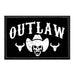 Outlaw - Removable Patch - Pull Patch - Removable Patches For Authentic Flexfit and Snapback Hats