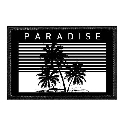 Palm Tree Paradise - Removable Patch - Pull Patch - Removable Patches For Authentic Flexfit and Snapback Hats