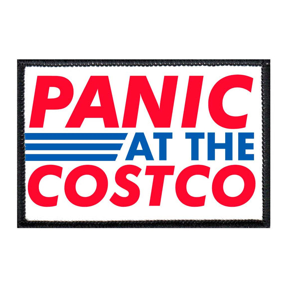 Panic At The Costco - Removable Patch - Pull Patch - Removable Patches For Authentic Flexfit and Snapback Hats
