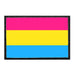 Pansexual Pride Flag - Removable Patch - Pull Patch - Removable Patches For Authentic Flexfit and Snapback Hats