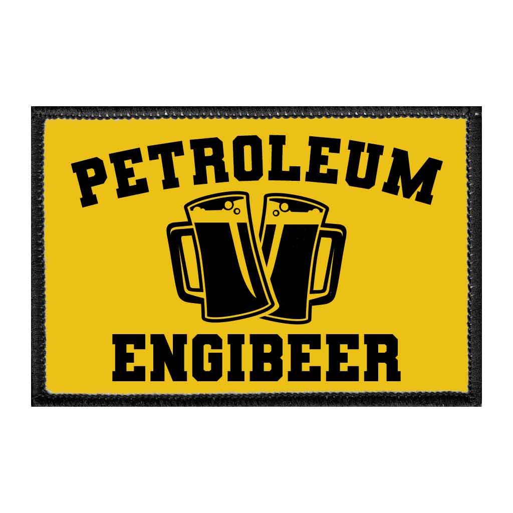 Petroleum Engibeer - Removable Patch - Pull Patch - Removable Patches For Authentic Flexfit and Snapback Hats