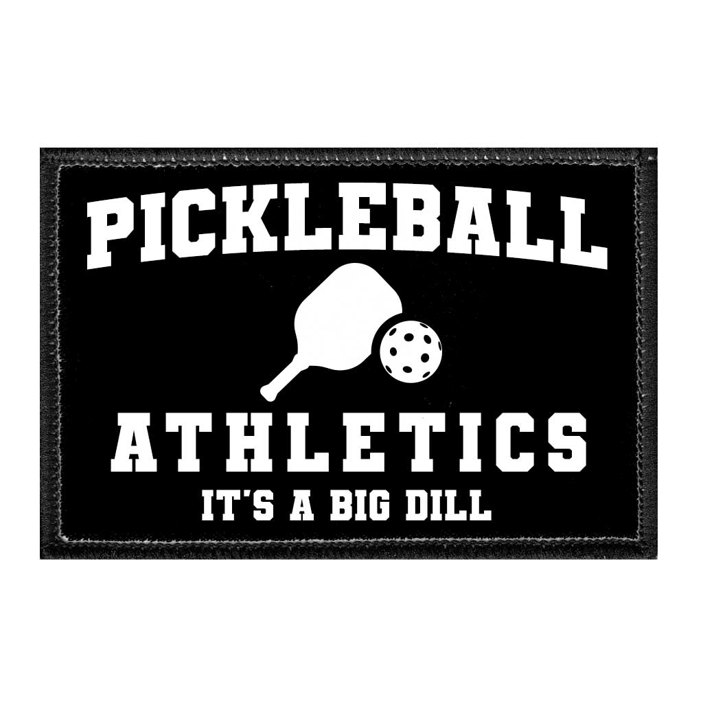 Pickleball Athletics - It's A Big Dill - Removable Patch - Pull Patch - Removable Patches For Authentic Flexfit and Snapback Hats