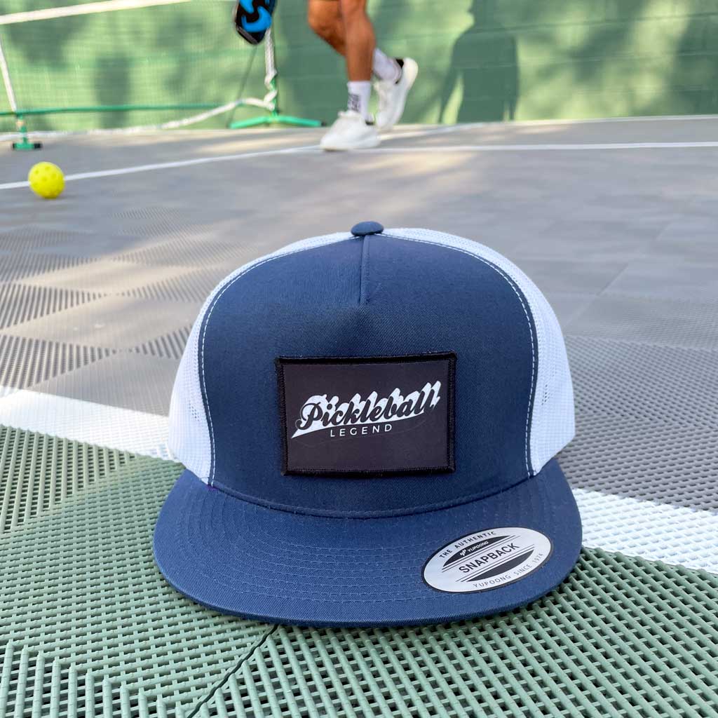 Pickleball - Legend - Swish - Removable Patch - Pull Patch - Removable Patches For Authentic Flexfit and Snapback Hats